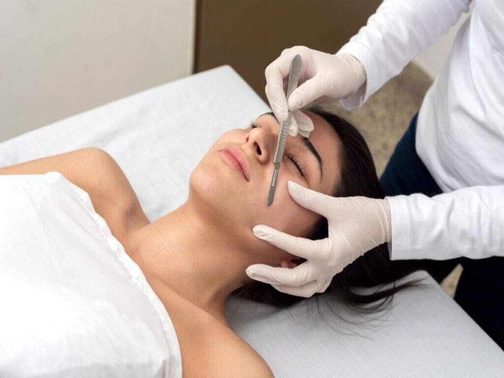 Dermaplaning and Chemical Peel